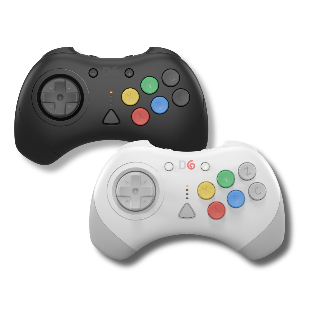 Retro Fighters D6 Dreamcast Wireless 6-Button Controller For Dreamcast, Switch, and PC