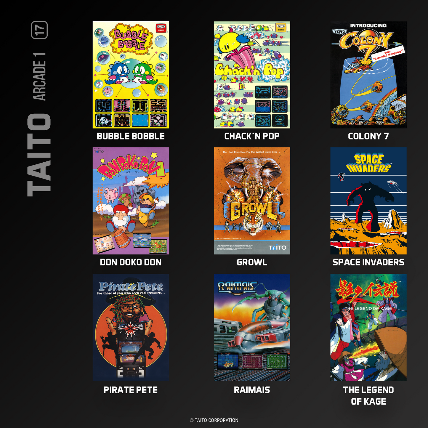 Evercade Taito Arcade Collection #1