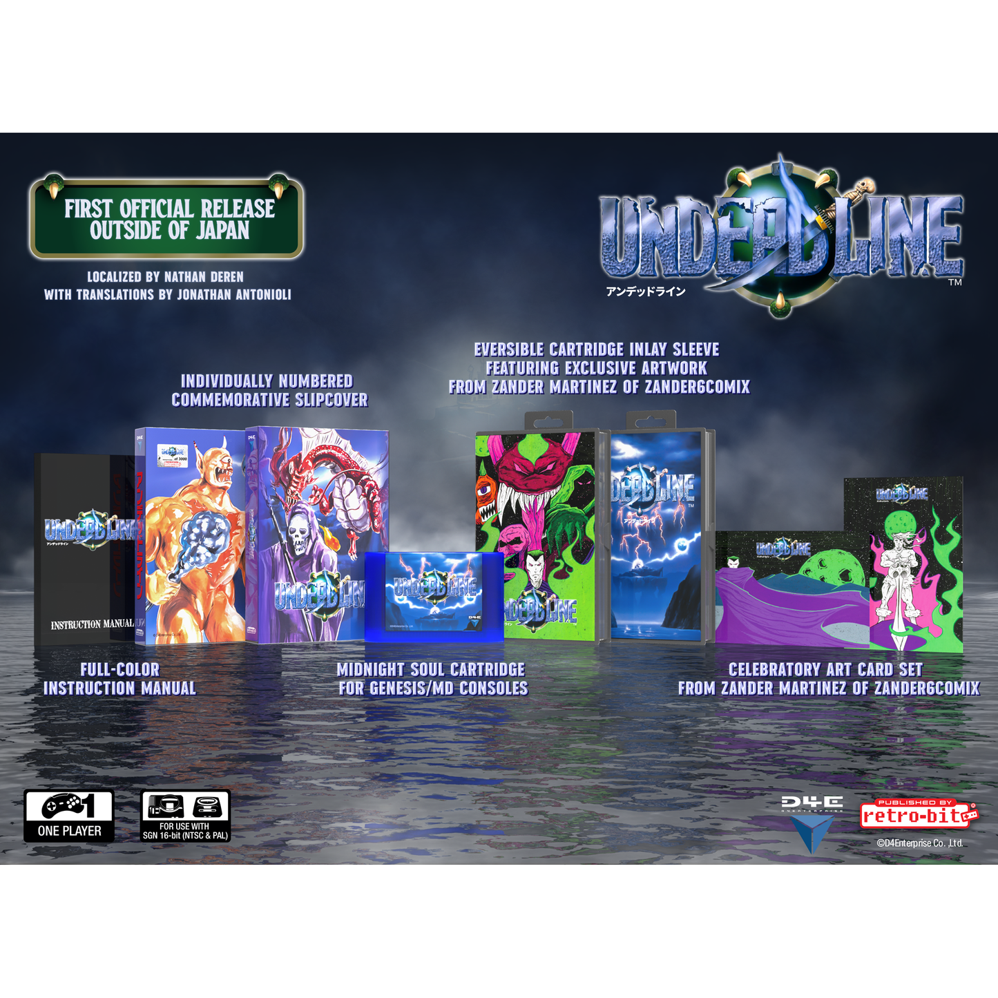 Undeadline - SEGA Genesis® / Mega Drive - Collector’s Edition
