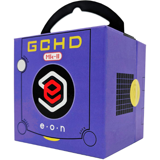 EON Purple GCHD MKII Video Adapter - Nintendo Gamecube - Dual Output - No Lag - CastleMania Games