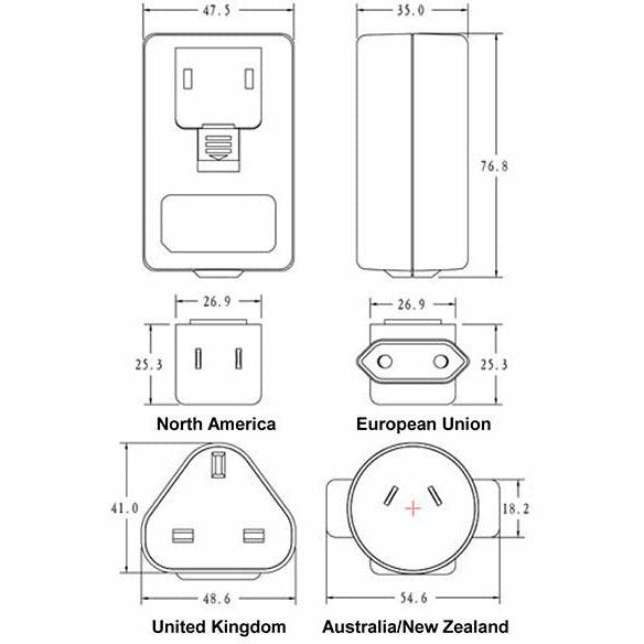 Triad Power Supply, AC-DC, 9V, 2.5A (US & International) - CastleMania Games