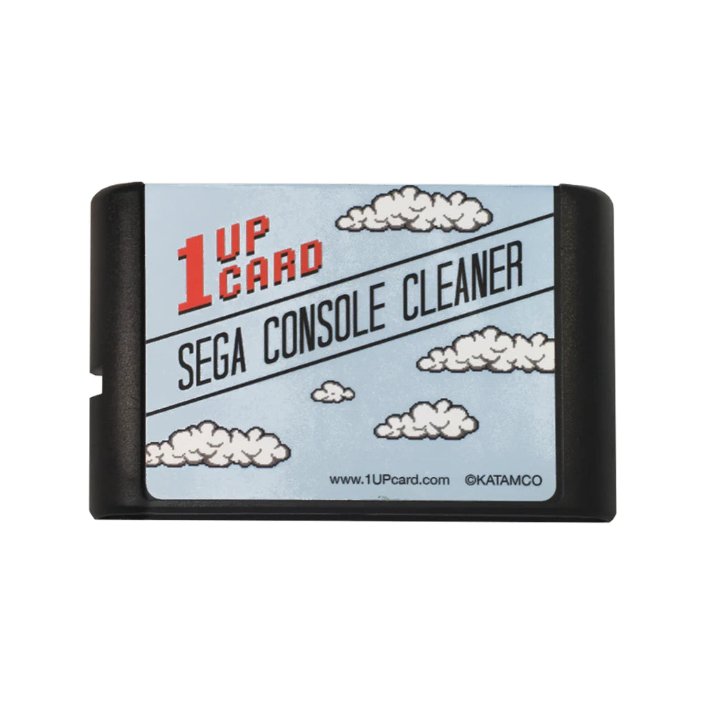 SEGA Console Cleaner - SEGA Genesis / Mega Drive Cleaning Cartridge by 1UPcard™