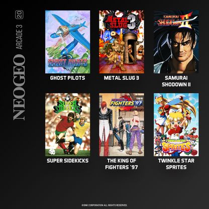 Evercade NEOGEO Arcade Collection #3