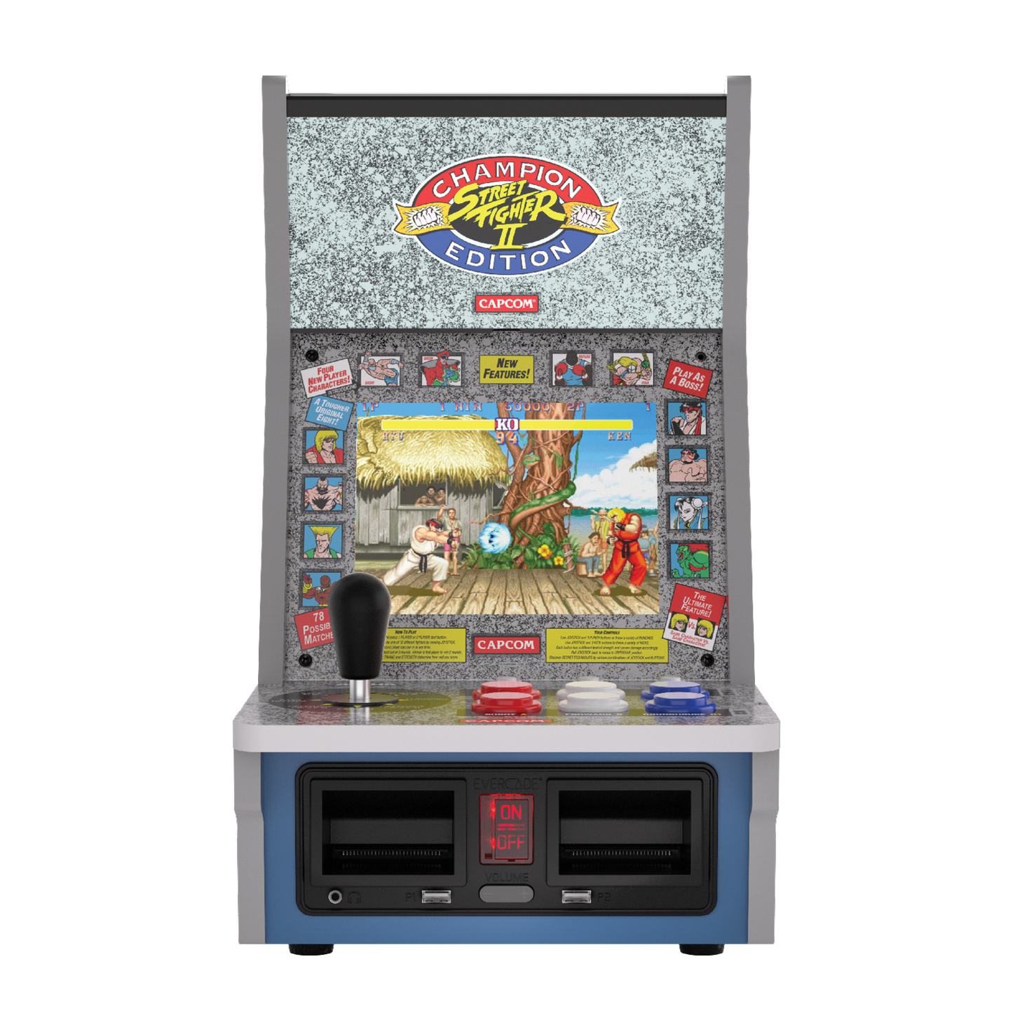 Evercade Alpha Street Fighter Bartop Arcade