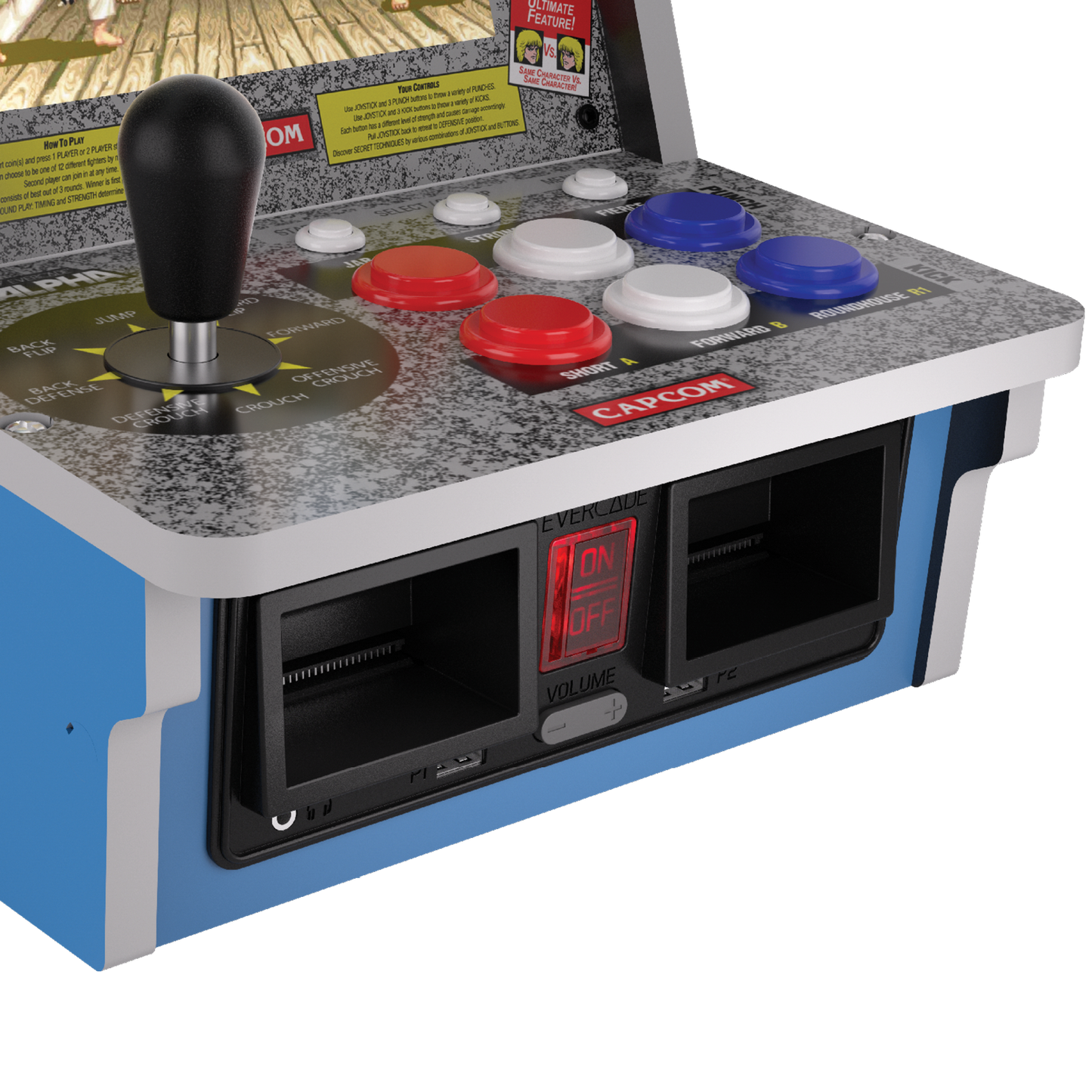 Evercade Alpha Street Fighter Bartop Arcade