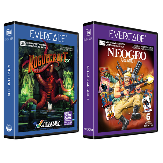Evercade Roguecraft DX and NEO GEO Arcade Collection 1
