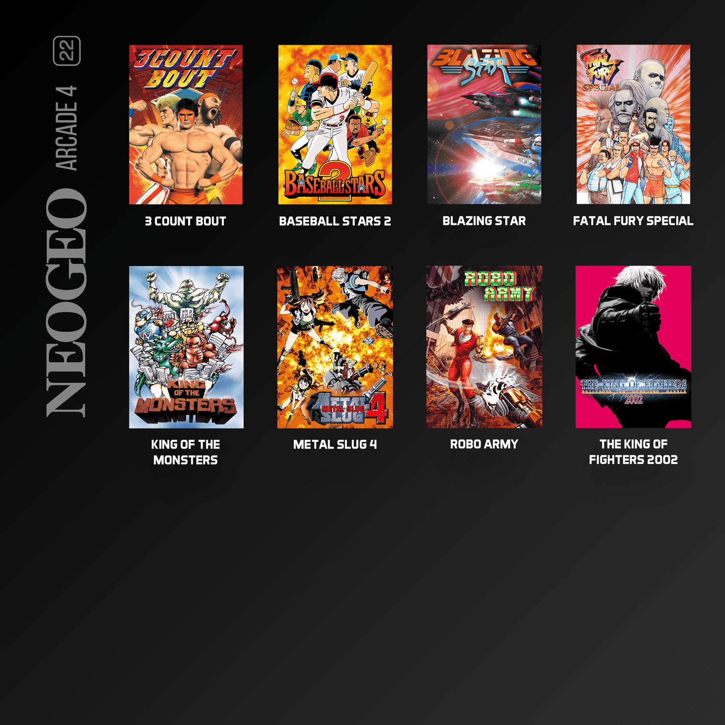 Evercade NEOGEO Arcade Collection 4 for Game – CastleMania Games