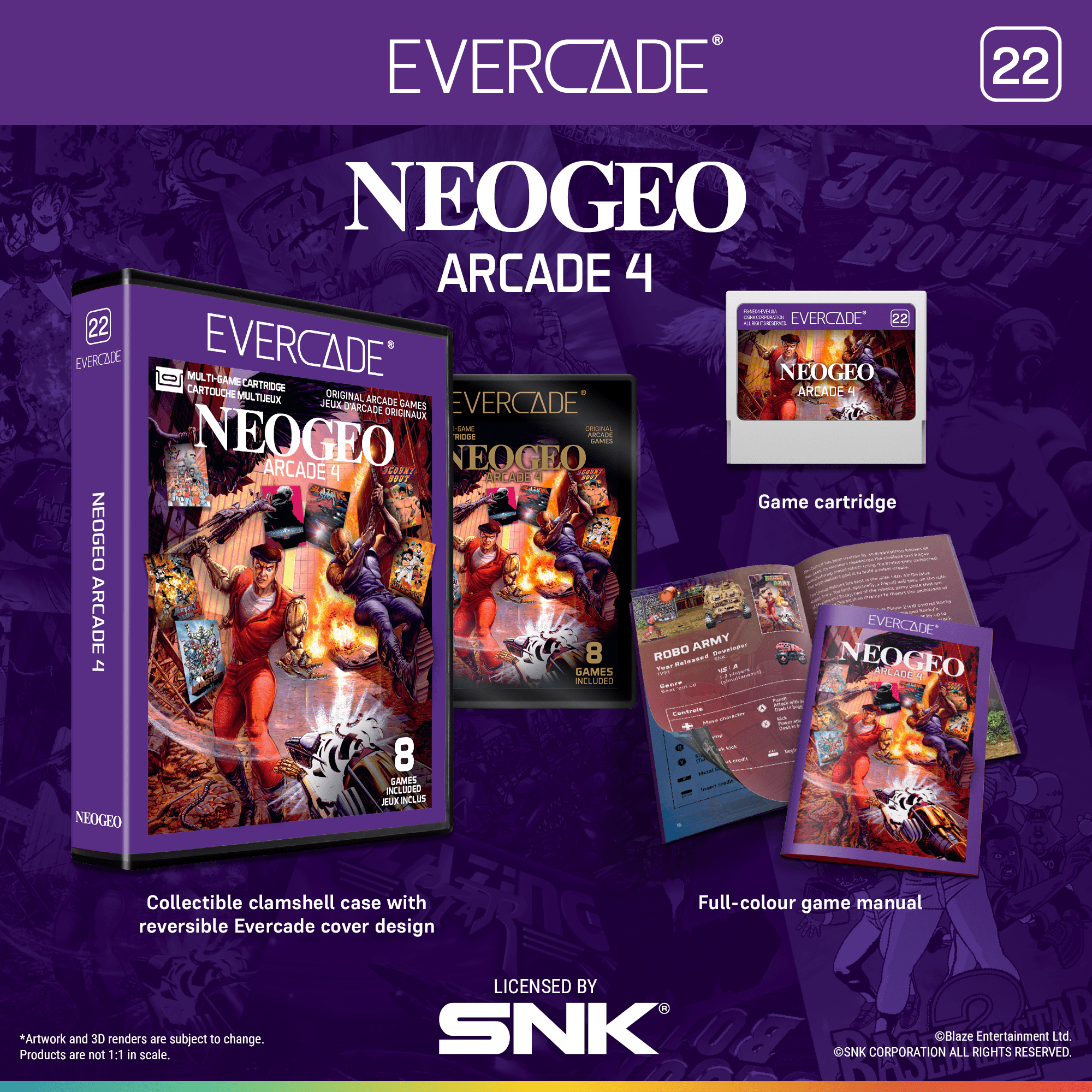 Evercade NEOGEO Arcade Collection 4 for Game – CastleMania Games