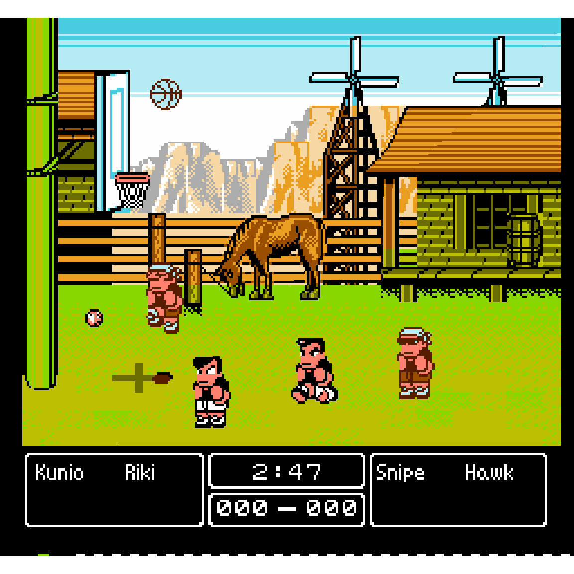 River City Street Basketball for NES Game – CastleMania Games