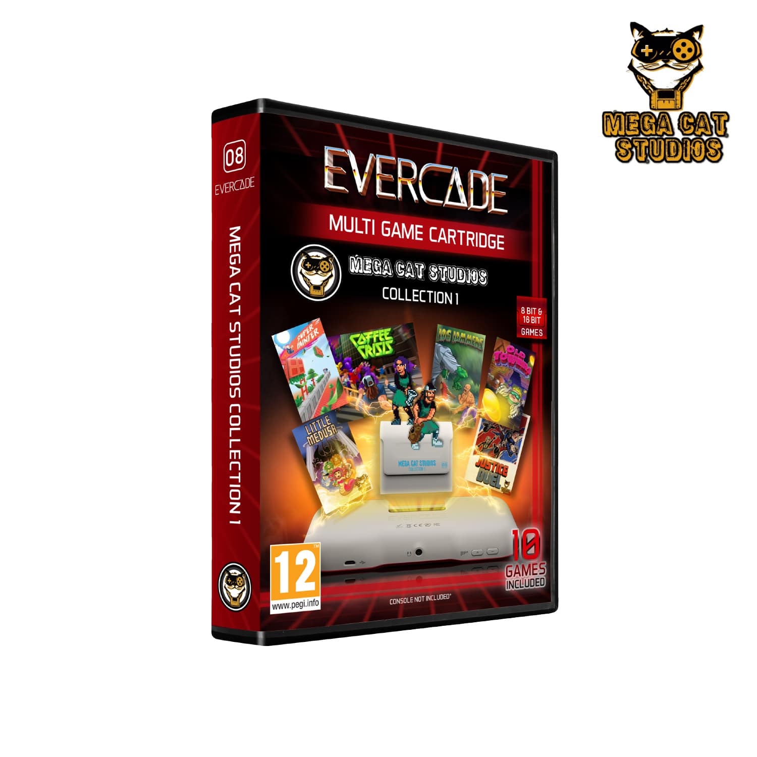 Evercade Mega Cat Cartridge 1 - CastleMania Games