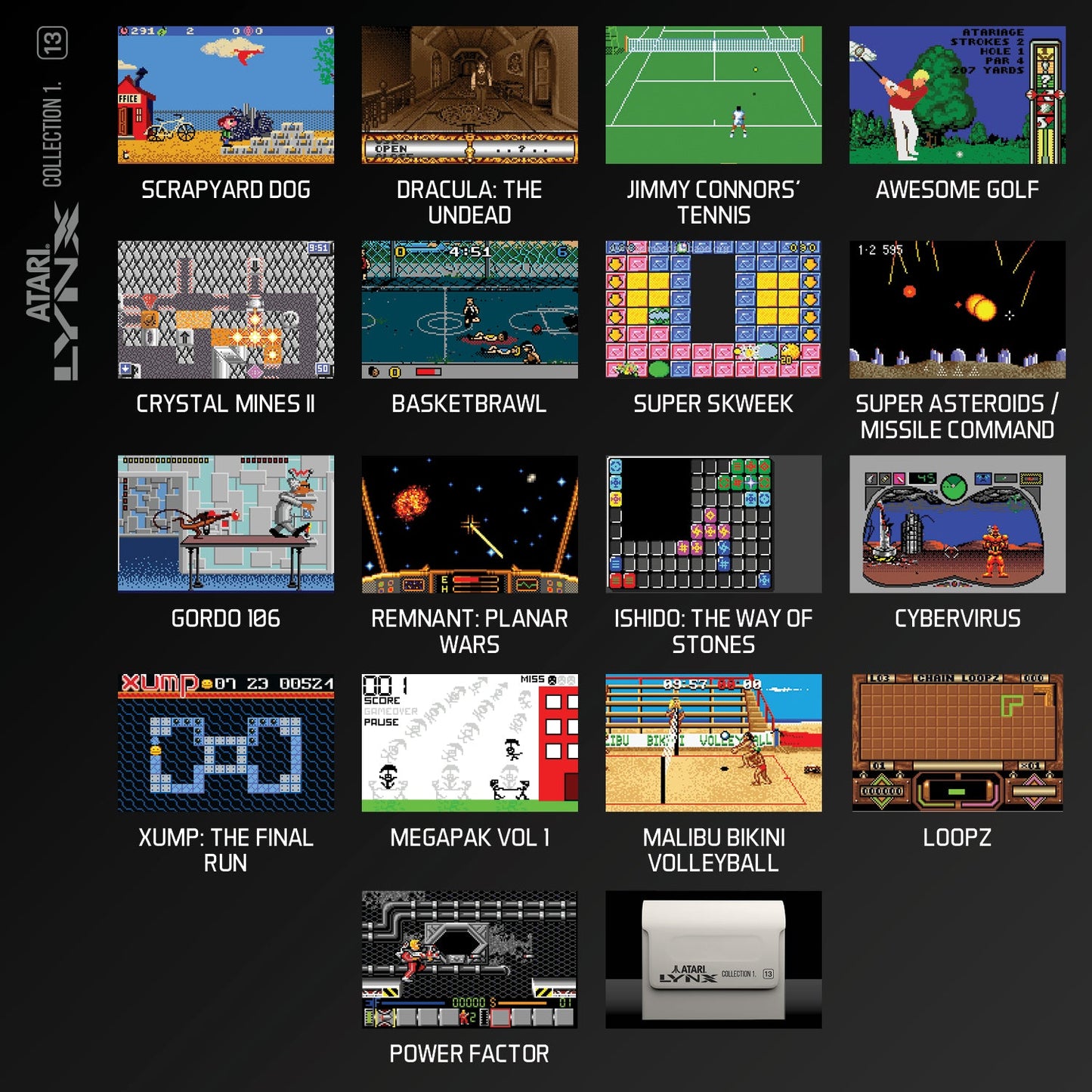 Evercade Atari Lynx Collection 1 - CastleMania Games