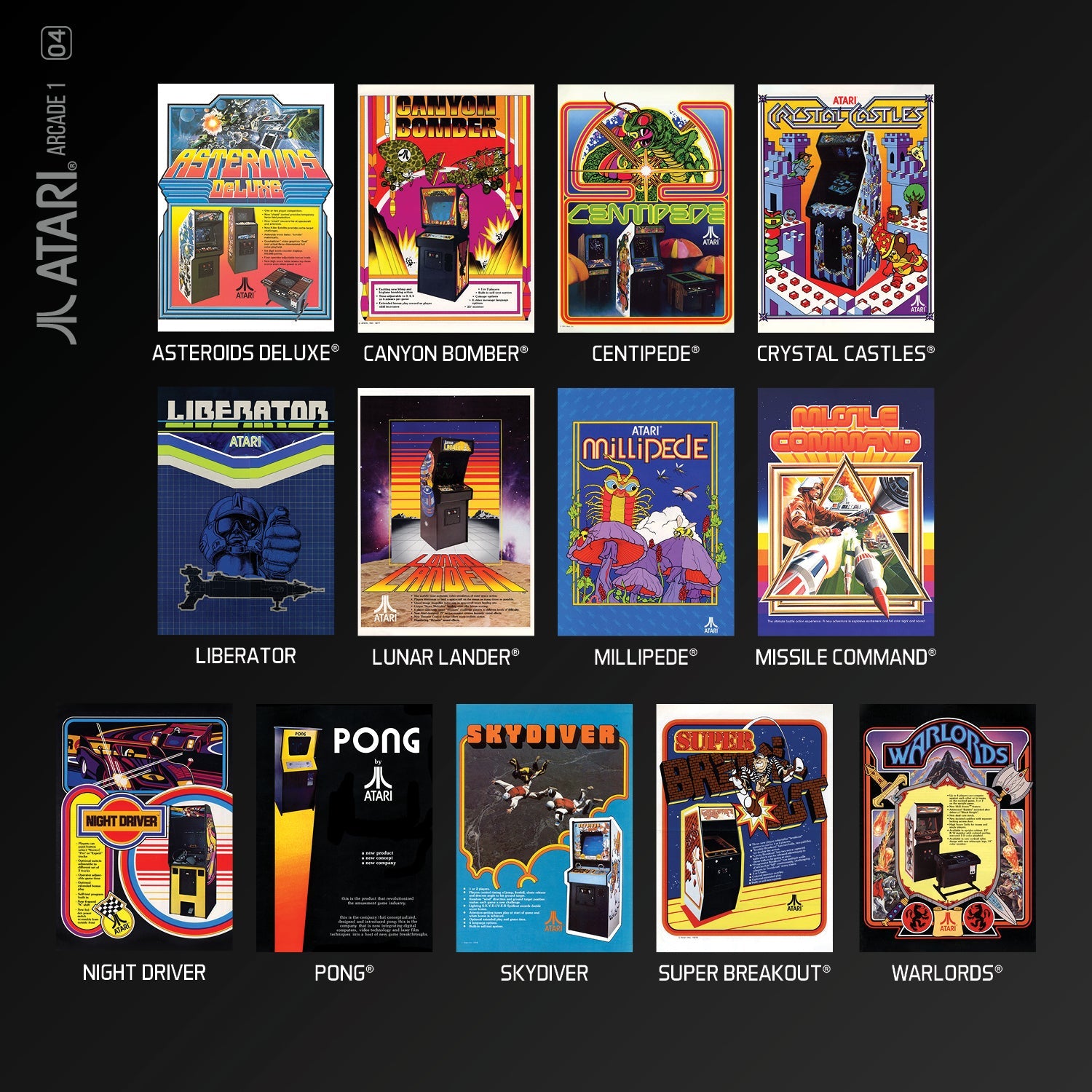 Evercade Atari Arcade Cartridge 1 - CastleMania Games