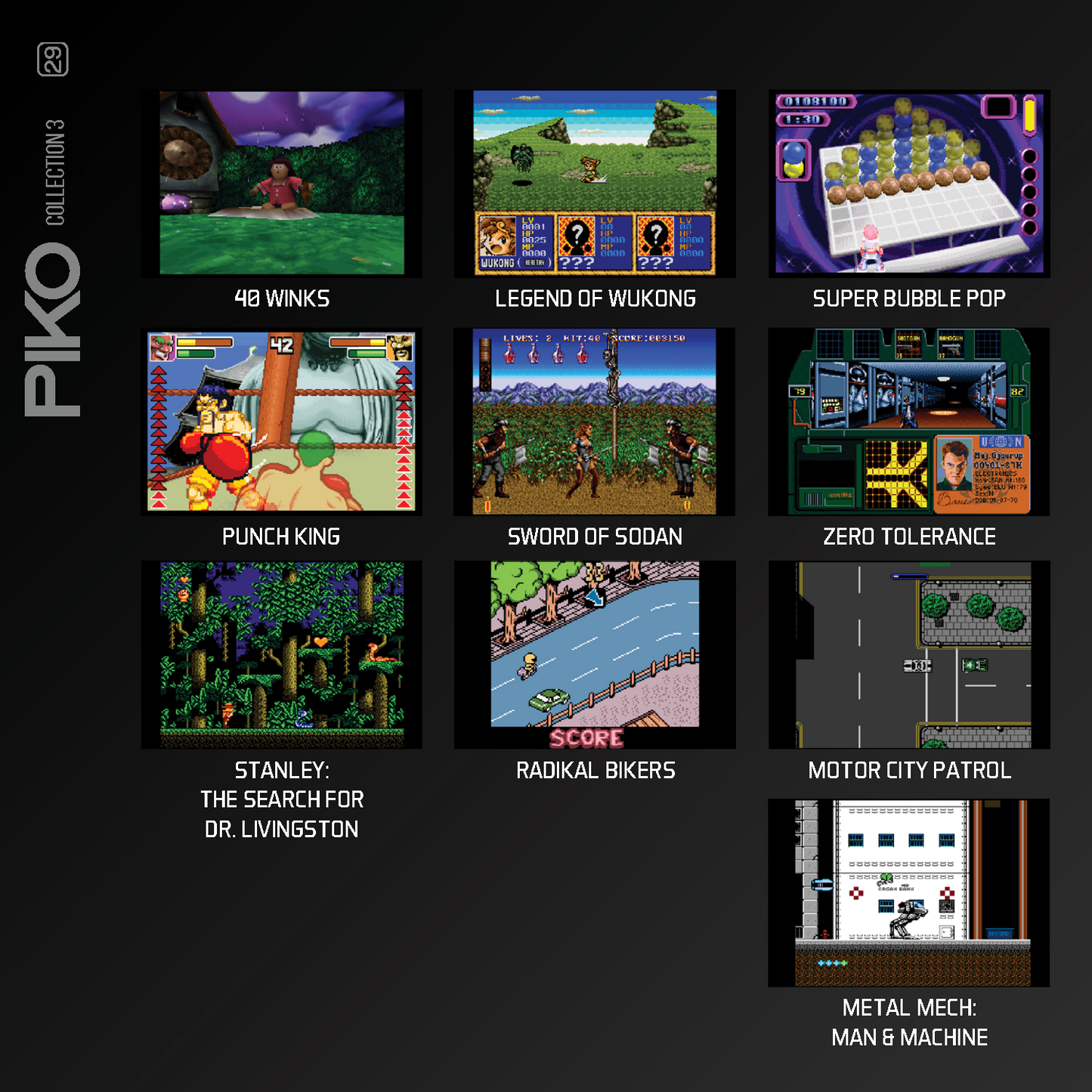 Evercade Piko Collection 3 - CastleMania Games