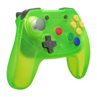 Retro Fighters Brawler64 2.4 Ghz Wireless Edition - Extreme Green - CastleMania Games
