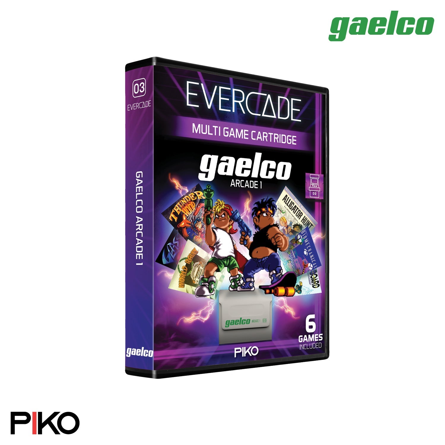 Evercade Gaelco (Piko) Arcade Cartridge 1 - CastleMania Games