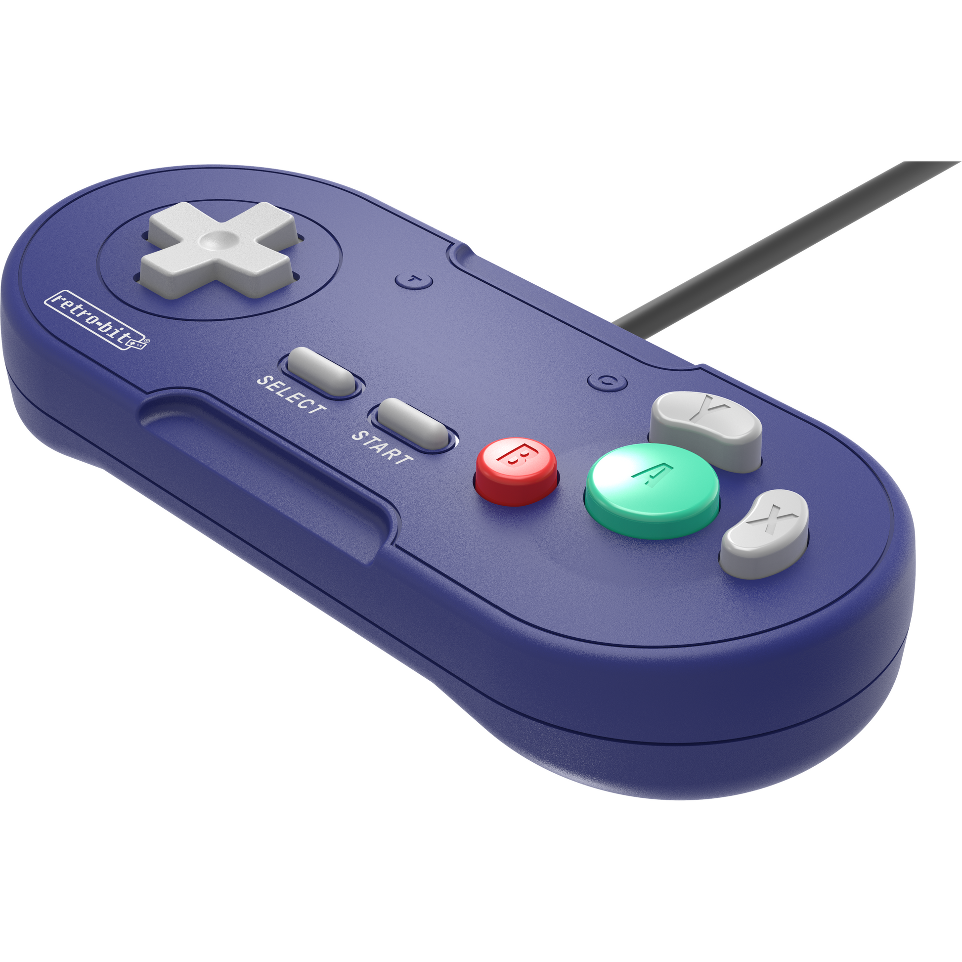 Retrobit - LegacyGC Mando con cable para Nintendo Gamecube Azul índigo -  Conexión original - Nintendo