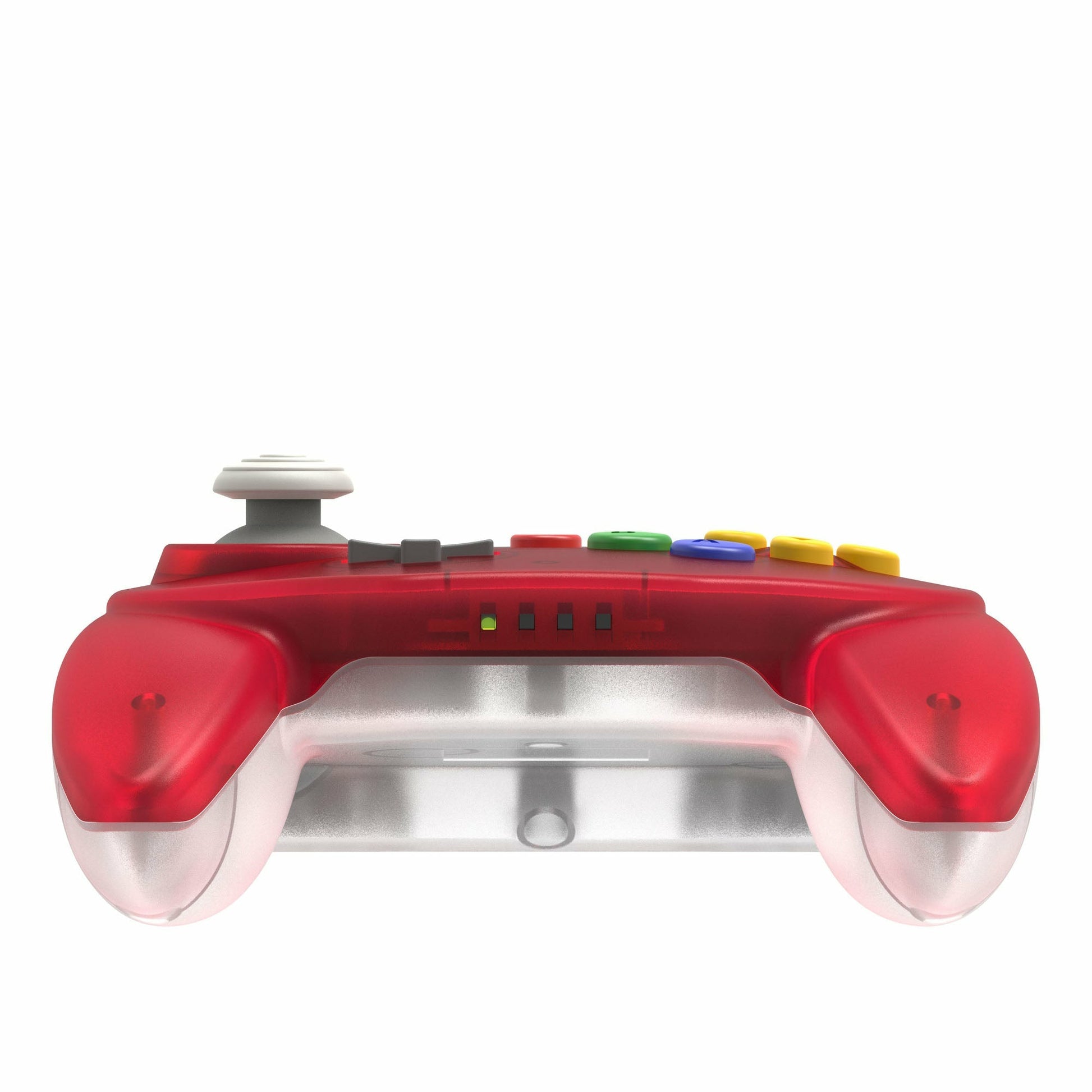 Tribute64 2.4GHz Wireless Controller - Clear Red - CastleMania Games
