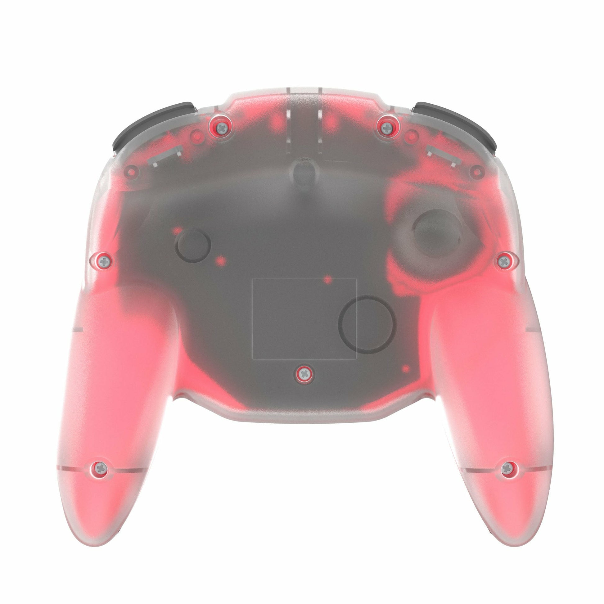 Tribute64 2.4GHz Wireless Controller - Clear Red - CastleMania Games