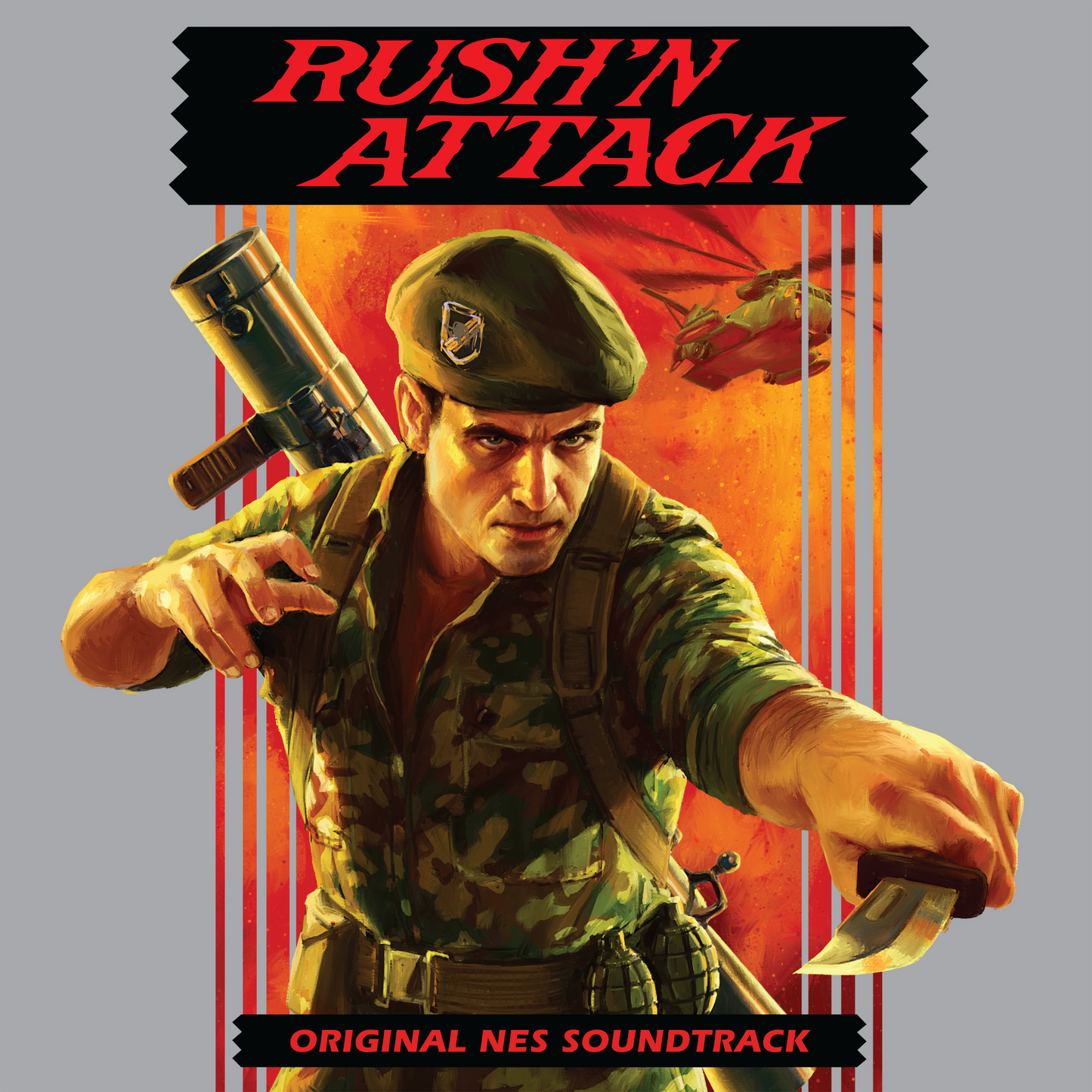 RUSH'N ATTACK: ORIGINAL NES SOUNDTRACK 7" VINYL [LP] - CastleMania Games