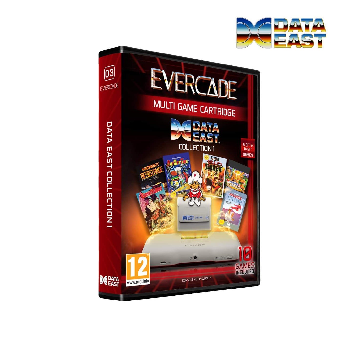 Blaze Evercade Data East Cartridge 1 - CastleMania Games