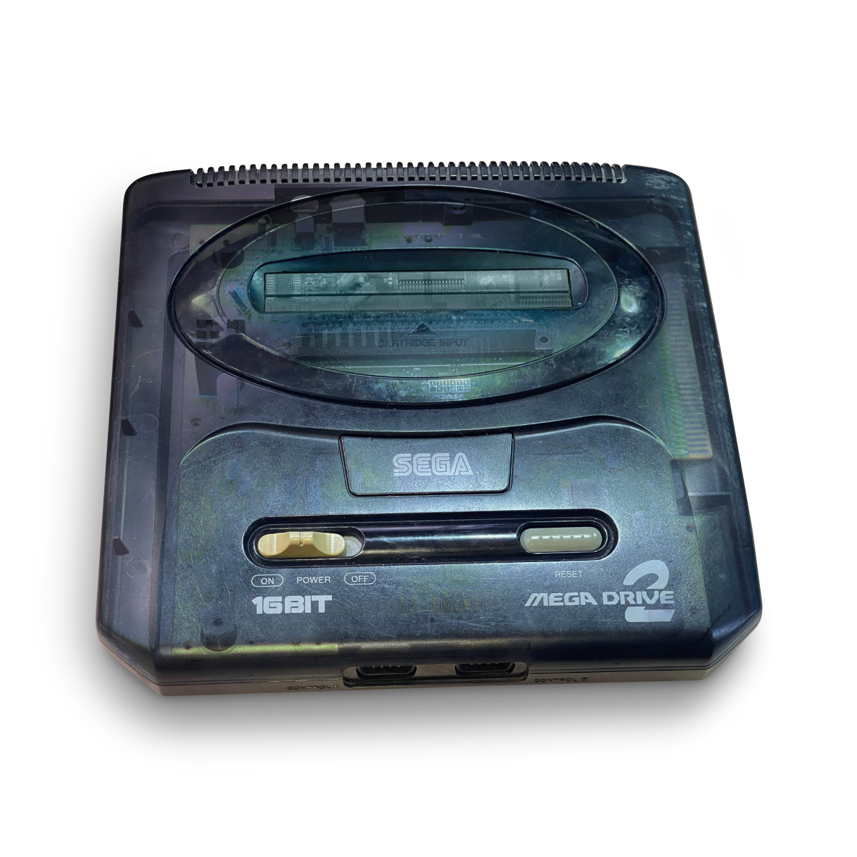 Genesis/Mega Drive Model 2 Transparent Case - CastleMania Games