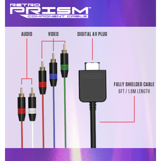 Prism HD Component Cable - CastleMania Games
