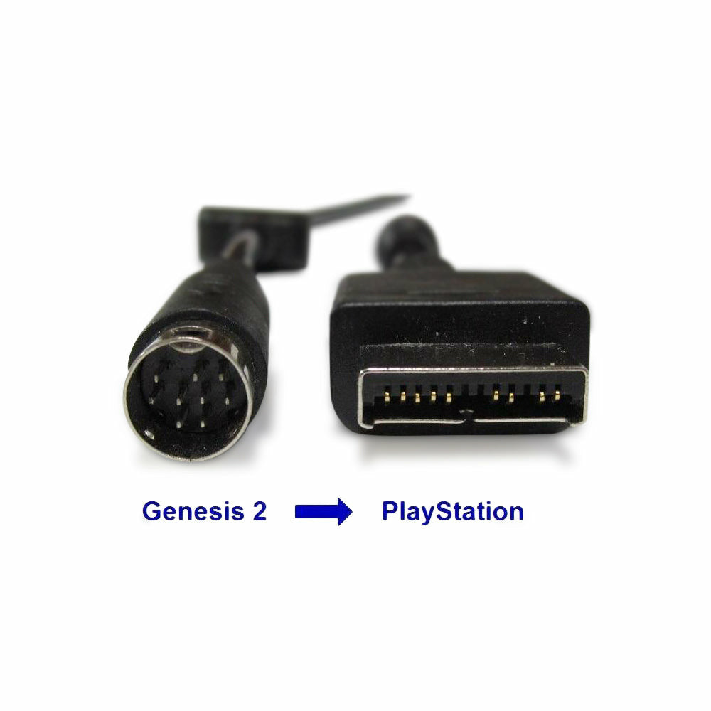 HD Retrovision PS1 adapter for Genesis 2 Cable - SONY PlayStation - CastleMania Games