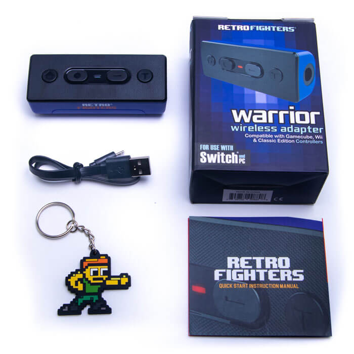 Retro Fighters Warrior Wireless Adapter for Switch & PC - Wave Bird Compatible - CastleMania Games